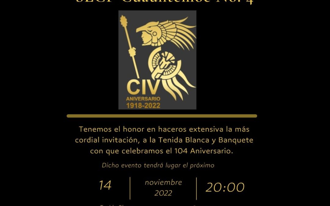CIV Aniversario de la SLCP Cuauhtémoc No. 4